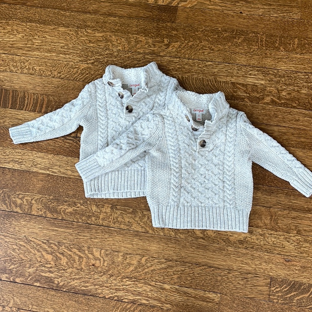 Cat&Jack sweaters - 2 available